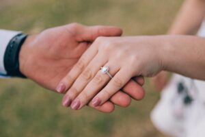 Photo of engagement ring